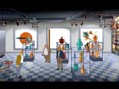 Screen ze hry Broken Sword II: The Smoking Mirror