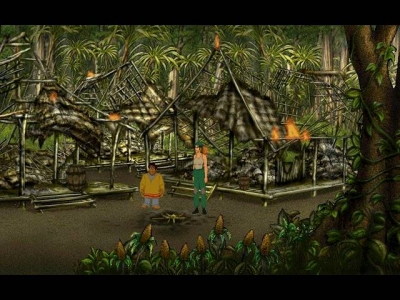 Screen ze hry Broken Sword II: The Smoking Mirror
