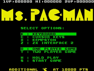 Screen ze hry Ms. Pac-Man