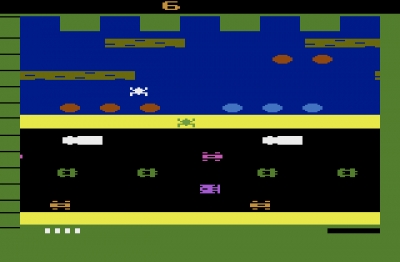 Screen ze hry Frogger