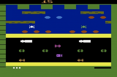 Screen ze hry Frogger