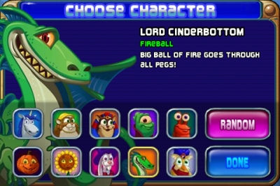 Screen ze hry Peggle