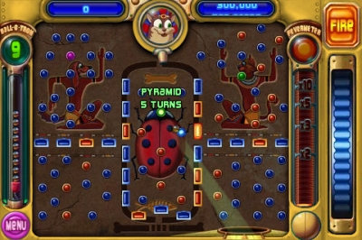 Screen ze hry Peggle