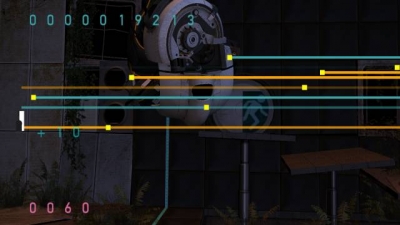 Screen ze hry Bit.Trip Beat
