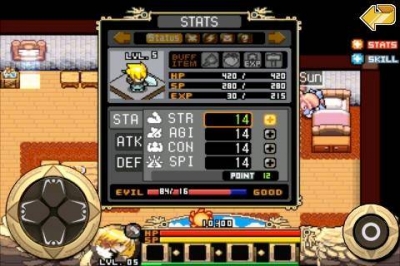 Screen ze hry Zenonia