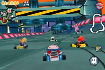 Screen ze hry Krazy Kart Racing