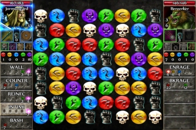 Screen ze hry Puzzle Quest 2