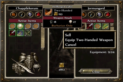 Screen ze hry Puzzle Quest 2