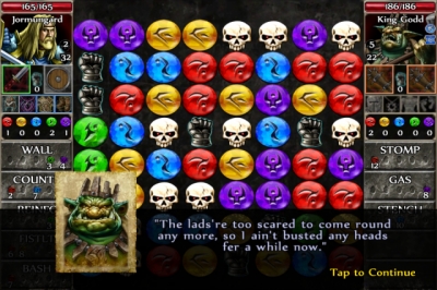 Screen ze hry Puzzle Quest 2