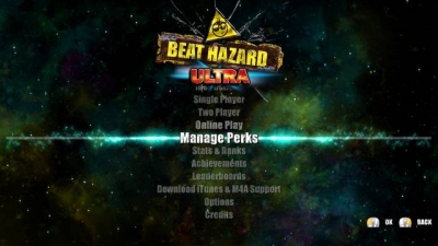 Screen ze hry Beat Hazard