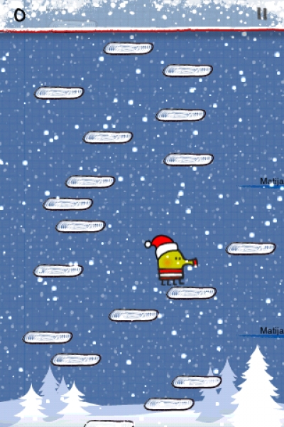 Screen ze hry Doodle Jump