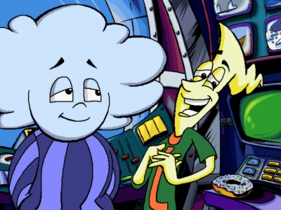 Screen ze hry Pajama Sam 2: Thunder and Lightning Arent So Frightening