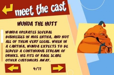 Screen ze hry Star Wars: Cantina