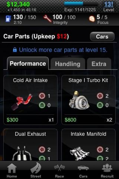 Screen ze hry Racing Live