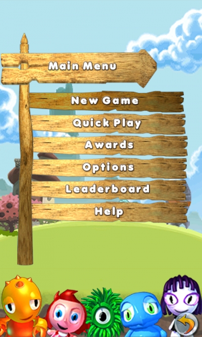 Screen ze hry Bubble Town 2