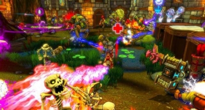 Screen ze hry Dungeon Defenders