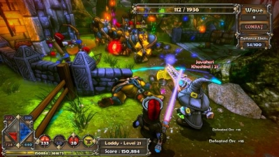 Screen ze hry Dungeon Defenders