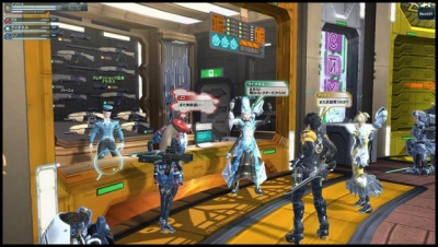 Screen ze hry Phantasy Star Online 2