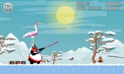 Screen ze hry Pandas vs Ninjas