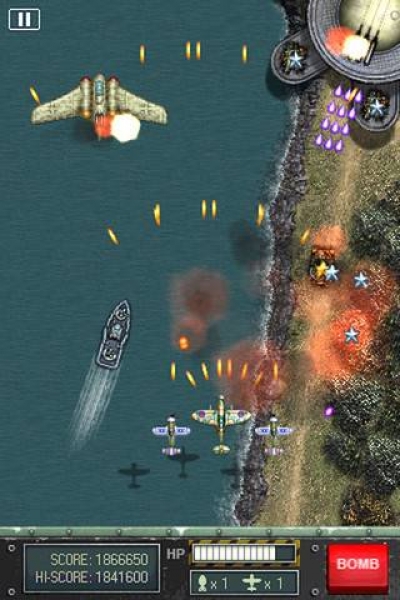 Screen ze hry iFighter 1945