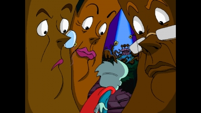 Screen ze hry Pajama Sam: No Need to Hide When Its Dark Outside