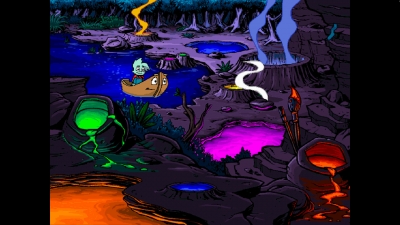 Screen ze hry Pajama Sam: No Need to Hide When Its Dark Outside
