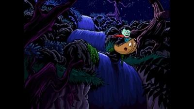 Screen ze hry Pajama Sam: No Need to Hide When Its Dark Outside