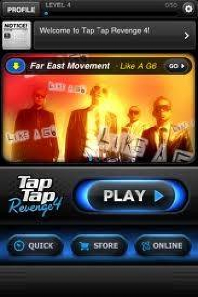 Artwork ke he Tap Tap Revenge 4