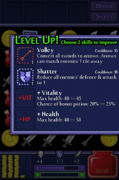 Screen ze hry Dungeon Raid