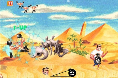Screen ze hry Serious Sam: Kamikaze Attack!