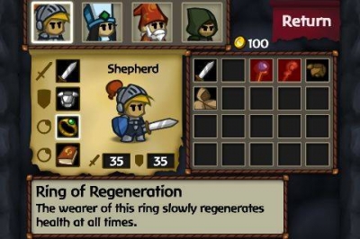 Screen ze hry Battleheart