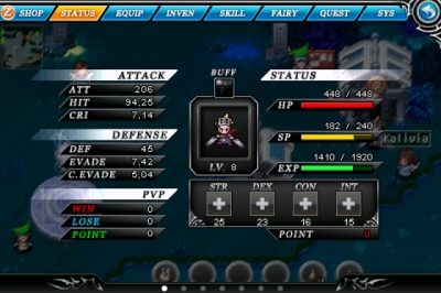 Screen ze hry Zenonia 3: The Midgard Story
