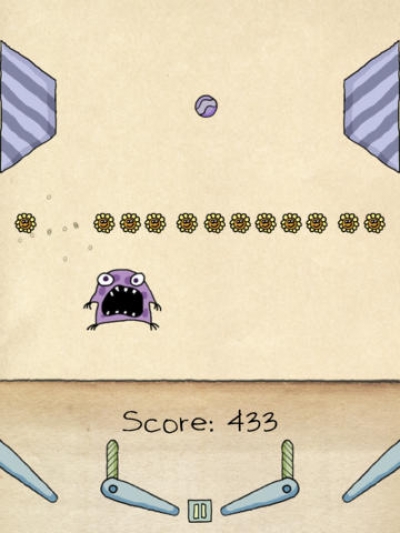Screen ze hry Paper Pinball