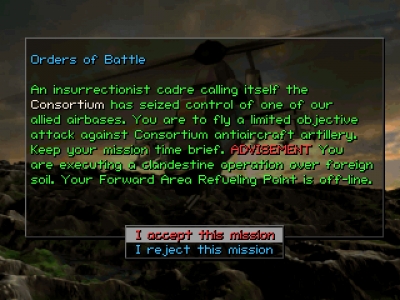 Screen ze hry Comanche 2