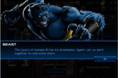 Screen ze hry Marvel: Avengers Alliance
