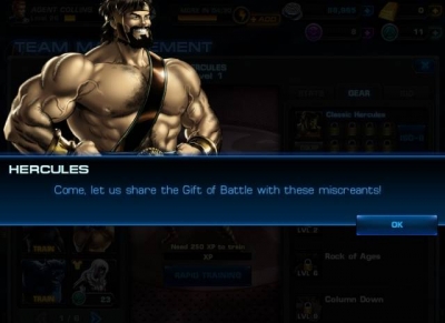 Screen ze hry Marvel: Avengers Alliance