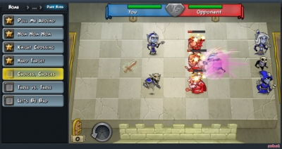 Screen ze hry Hero Academy