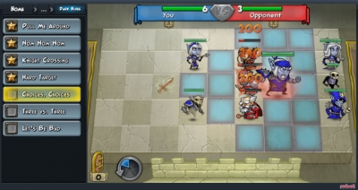 Screen ze hry Hero Academy