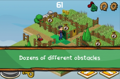 Screen ze hry Lawnmower Challenge