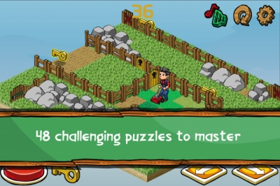 Screen ze hry Lawnmower Challenge