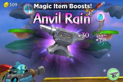 Screen ze hry Skylanders: Cloud Patrol