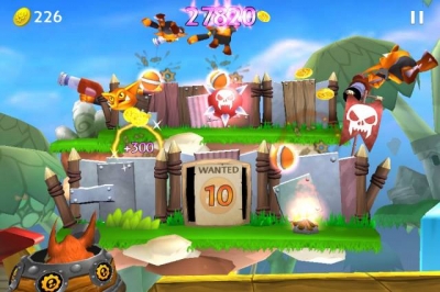 Screen ze hry Skylanders: Cloud Patrol