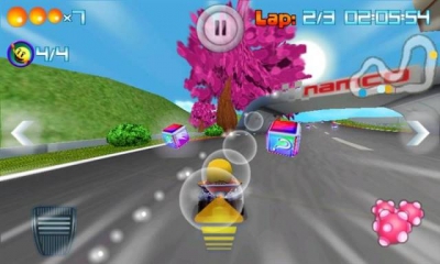 Screen ze hry Pac-Man Kart Rally