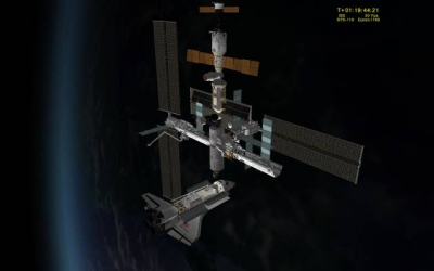Screen ze hry Space Shuttle Mission 2007