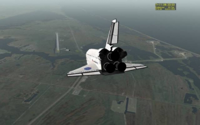 Screen ze hry Space Shuttle Mission 2007