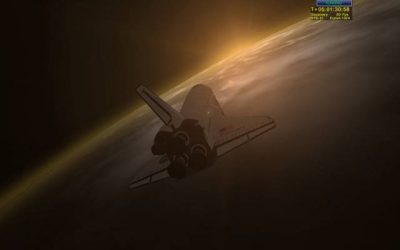 Screen ze hry Space Shuttle Mission 2007