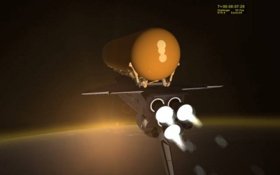 Screen ze hry Space Shuttle Mission 2007