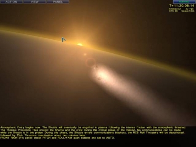 Screen ze hry Space Shuttle Mission 2007