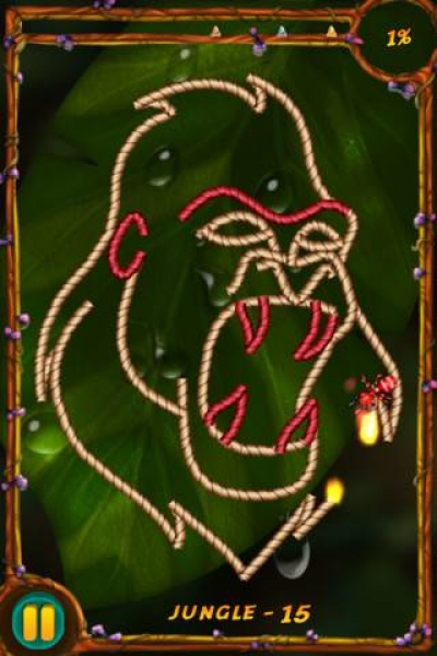 Screen ze hry Burn the Rope Worlds