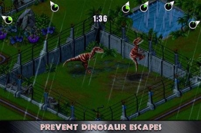 Screen ze hry Jurassic Park: Builder